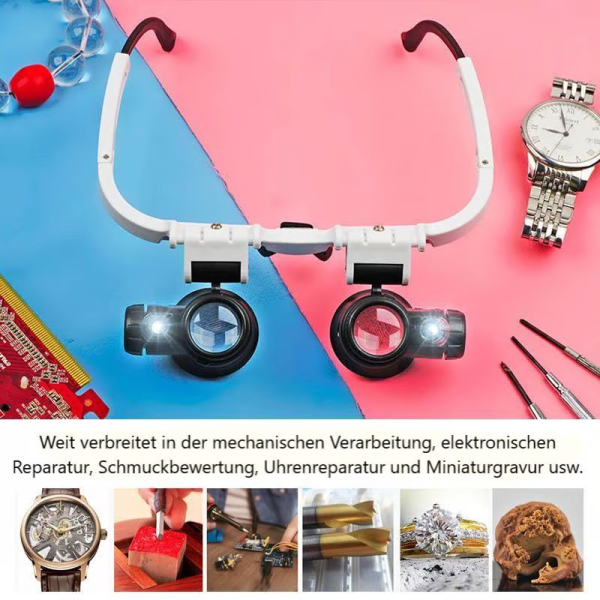 LED Glasses Magnifying Glass - Image 7