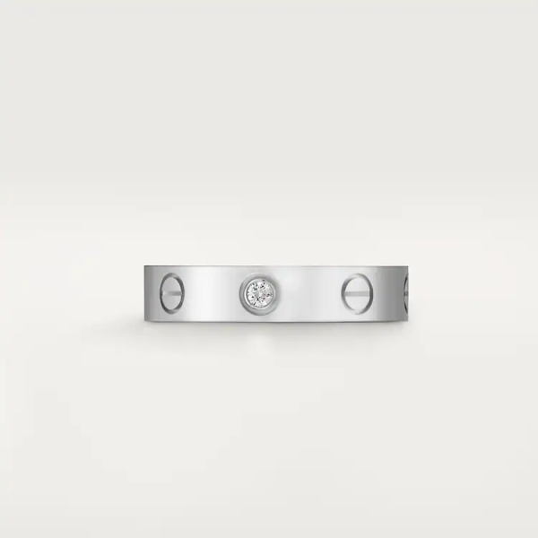 CARTIER LOVE WEDDING BAND, 1 DIAMOND - Image 2
