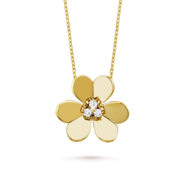 Van Cleef & Arpels Frivole clip pendant, very large model