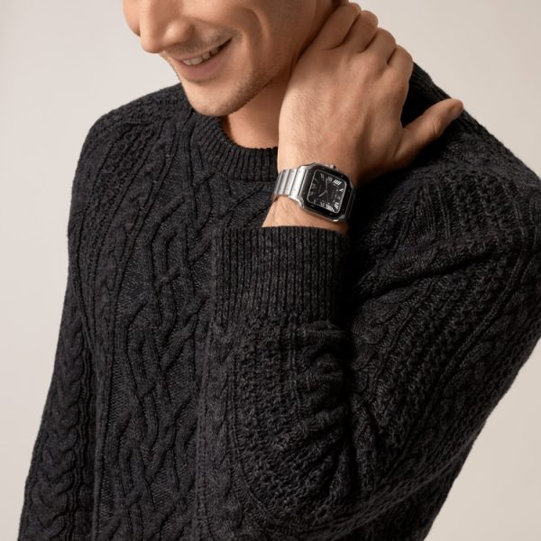 CARTIER SANTOS DE  WATCH  LARGE MODEL - Image 9