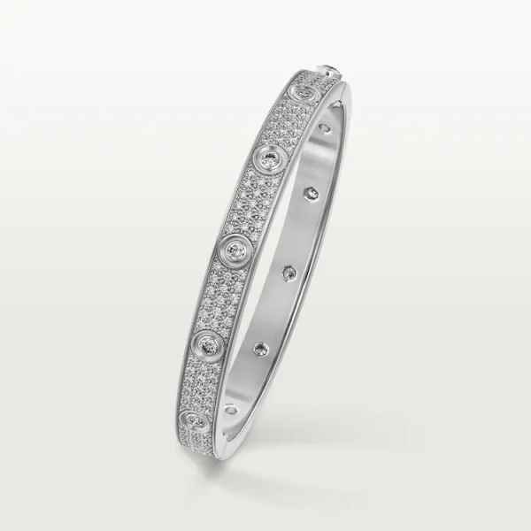 CARTIER LOVE BRACELET, DIAMOND-PAVED - Image 2