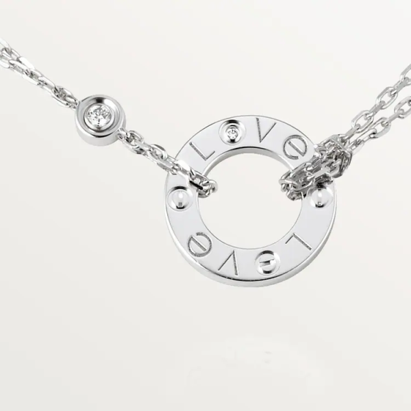 CARTIER LOVE NECKLACE, 2 DIAMONDS