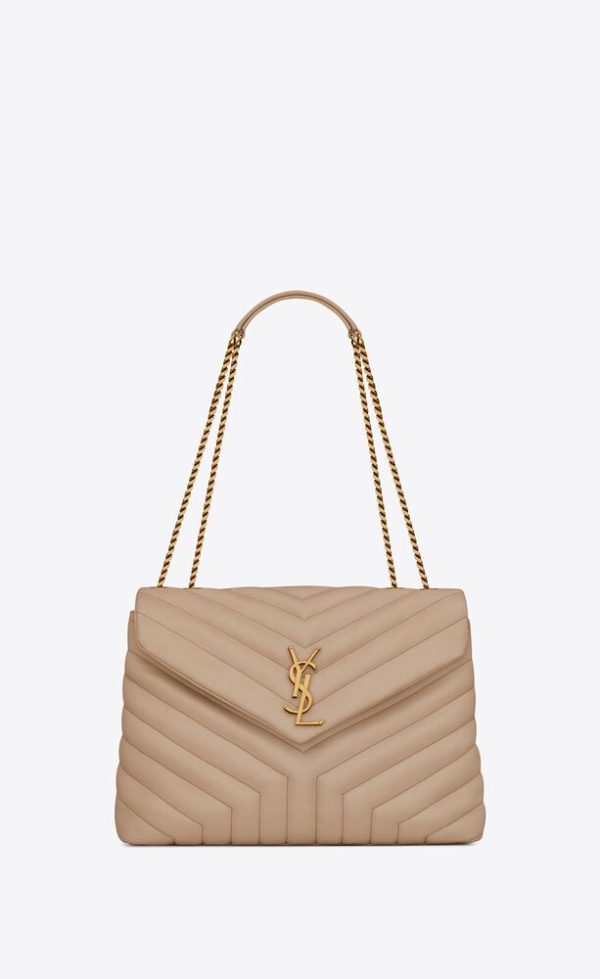 SAINT LAURENT LOULOU MEDIUM IN QUILTED LEATHER