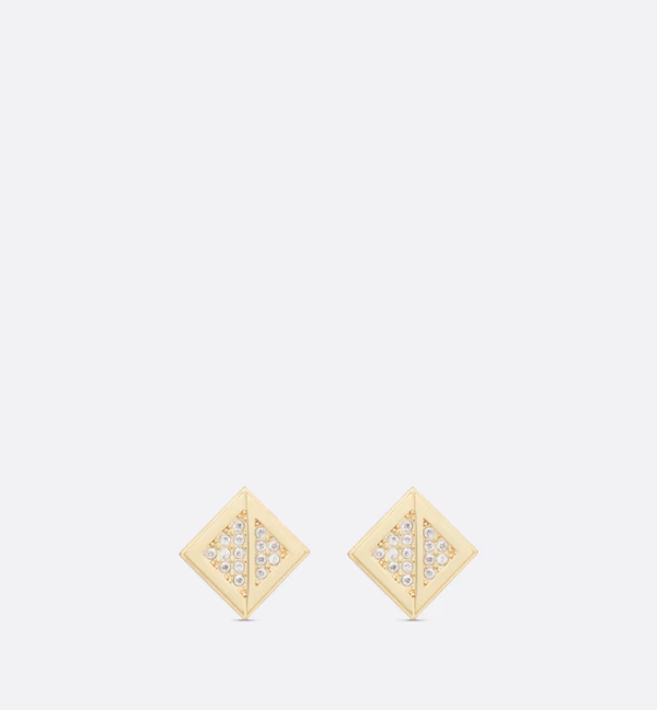 DIOR CD Diamond Earrings - Image 2