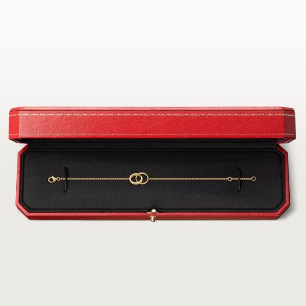 CARTIER LOVE BRACELET, HALF-PAVED WITH DIAMONDS 18K YELLOW GOLD - Image 4