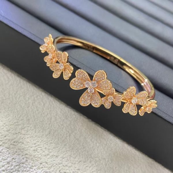 Van Cleef & Arpels Frivole bracelet, 7 flowers, medium model - Image 4