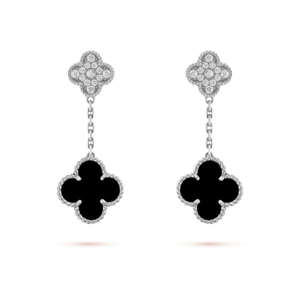 Van Cleef & Arpels Magic Alhambra earrings, 2 motifs
