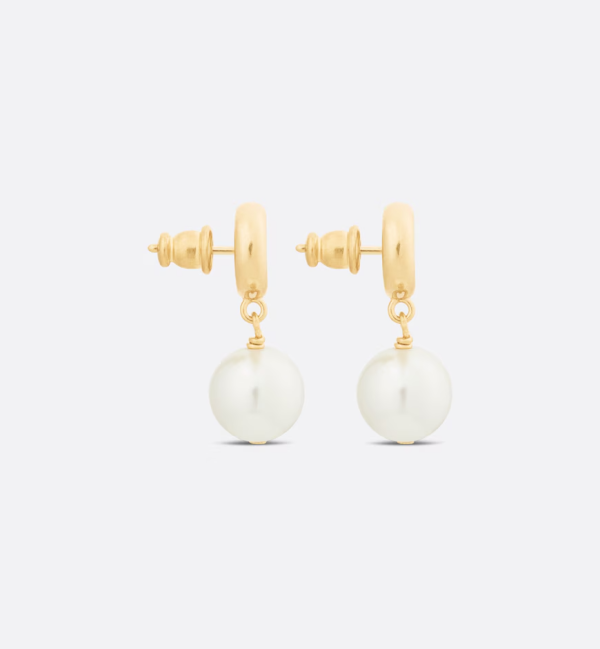 DIOR CD Navy Earrings - Image 5