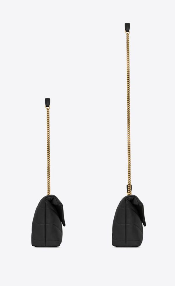 SAINT LAURENT TOY PUFFER IN NAPPA LEATHER - Image 3