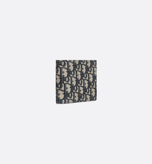 DIOR Wallet  Beige and Black Oblique Jacquard - Image 3