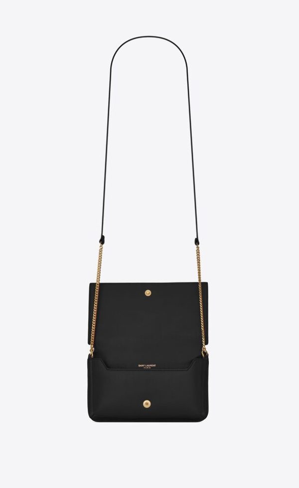 SAINT LAURENT CASSANDRE PHONE HOLDER IN SMOOTH LEATHER - Image 2