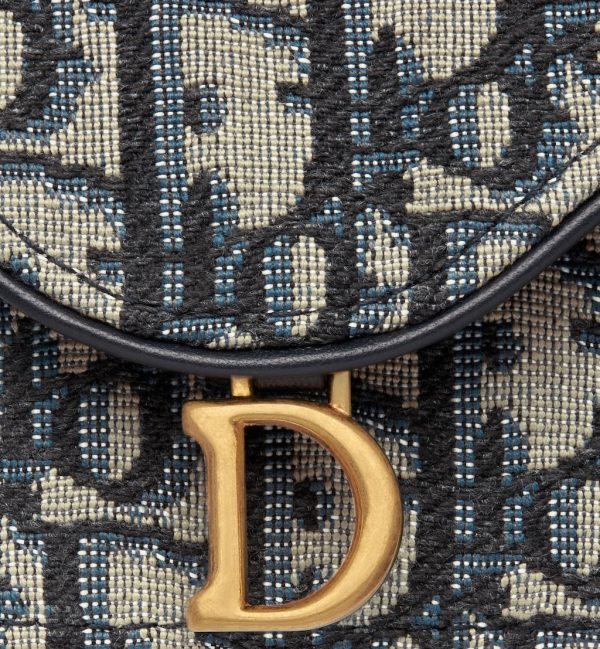 DIOR Saddle Cosmos Zipped Card Holder - Image 6