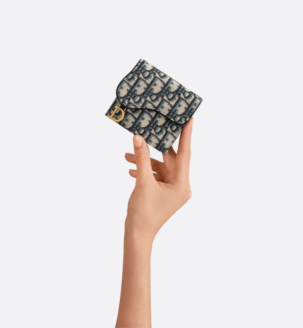 DIOR Saddle Lotus Wallet - Image 7