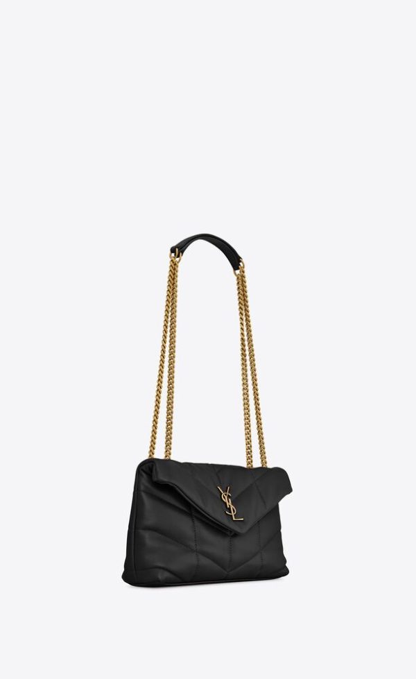SAINT LAURENT TOY PUFFER IN NAPPA LEATHER - Image 4