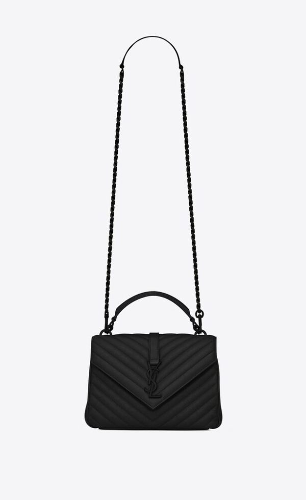 SAINT LAURENT COLLEGE MEDIUM IN QUILTED LEATHER