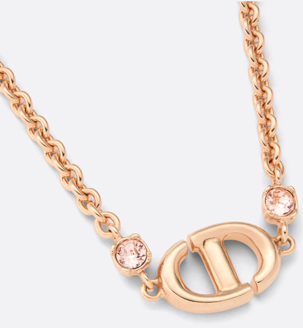 DIOR CD Navy Necklace - Image 2