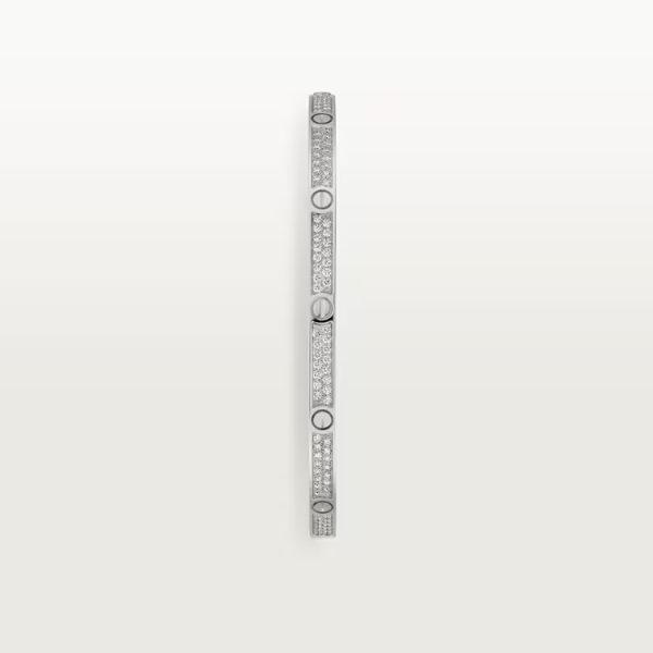 CARTIER LOVE BRACELET, SMALL MODEL, PAVED - Image 3