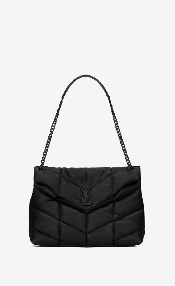 SAINT LAURENT PUFFER MEDIUM IN NAPPA LEATHER