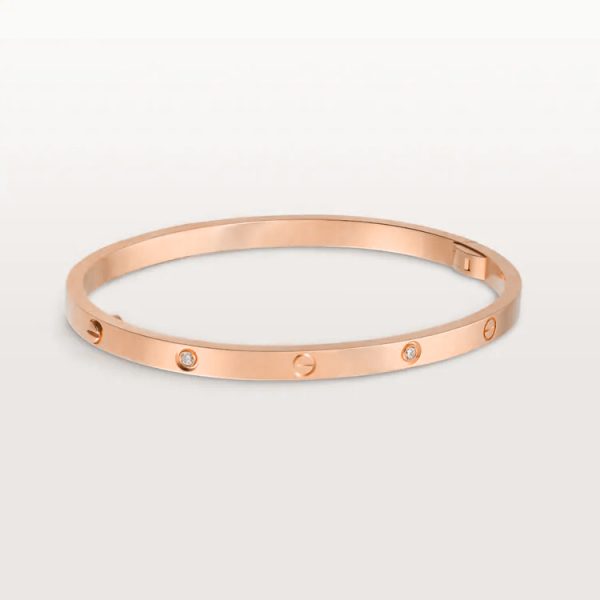 CARTIER LOVE BRACELET, SMALL MODEL, 6 DIAMONDS