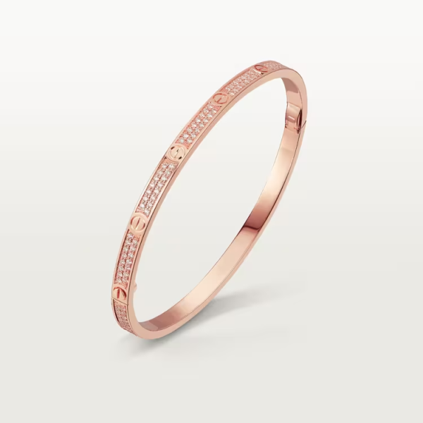 CARTIER LOVE BRACELET, SMALL MODEL, PAVED - Image 2