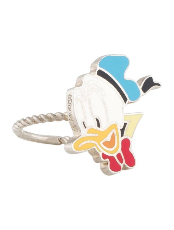 GUCCI Enamel Donald Duck Cocktail Ring
