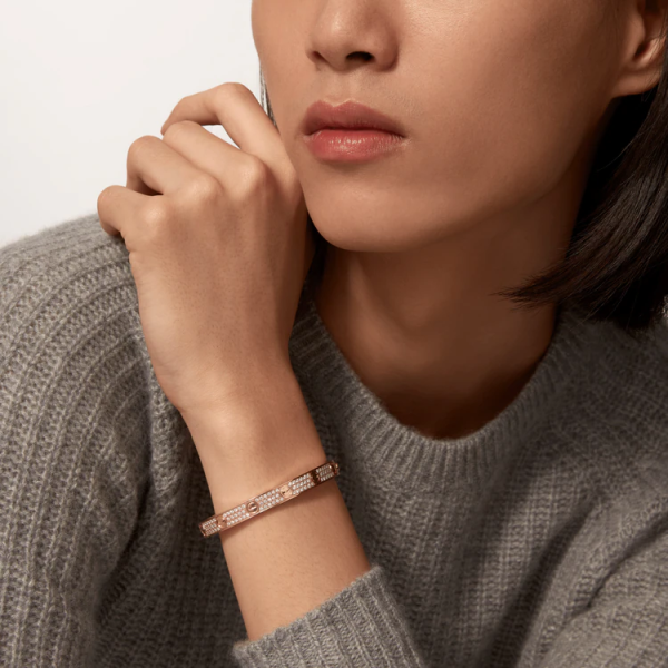 CARTIER LOVE BRACELET, DIAMOND-PAVED - Image 8