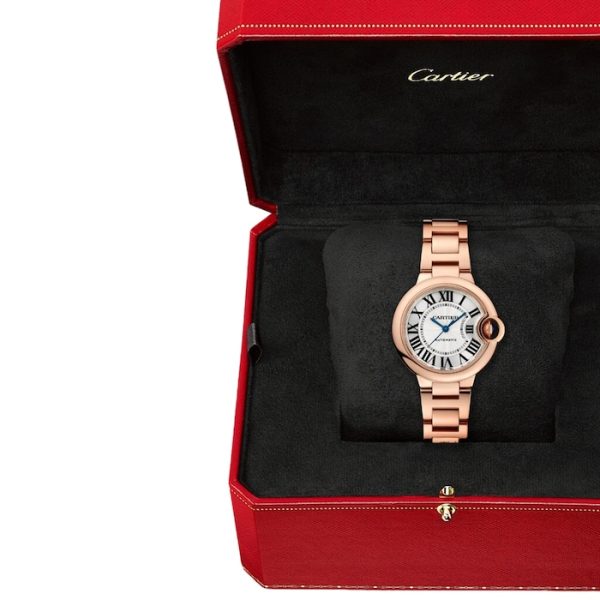 CARTIER 33MM BLUE BALLOON WATCH - Image 6