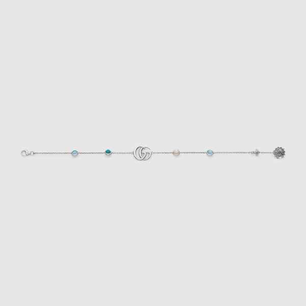 GUCCI DOUBLE G MOTHER OF PEARL BRACELET - Image 3
