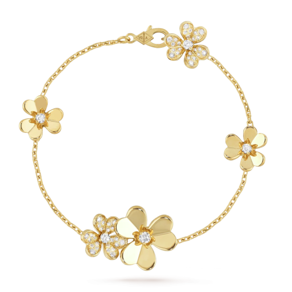 Van Cleef & Arpels Frivole bracelet, 5 flowers
