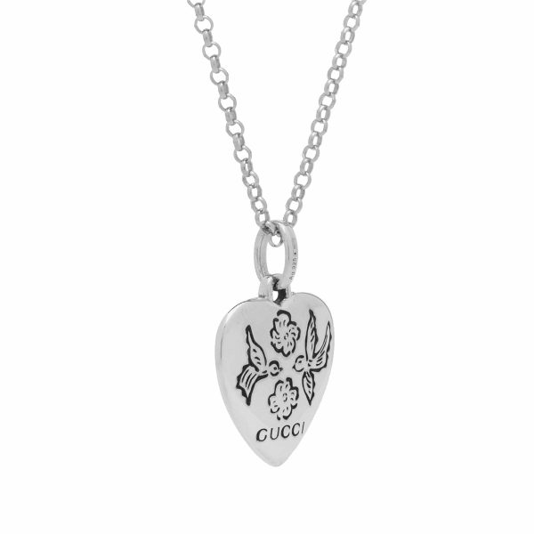 GUCCI Women's Jewellery Blind For Love Necklace in SiLVer - Image 4