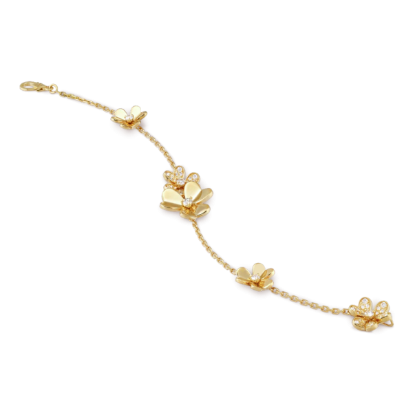 Van Cleef & Arpels Frivole bracelet, 5 flowers - Image 2