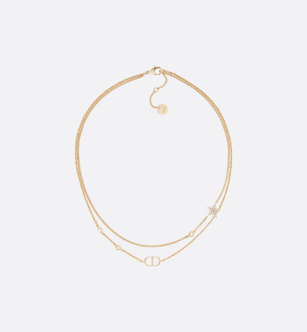 DIOR Petit CD Double Necklace