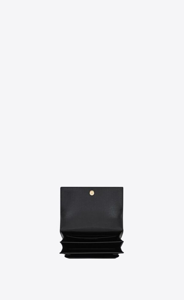 SAINT LAURENT SUNSET MEDIUM IN COATED-BARK LEATHER - Image 4