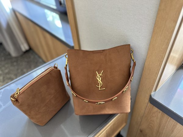 SAINT LAURENT LE 37 SMALL IN SHINY LEATHER
