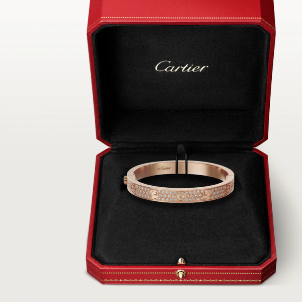 CARTIER LOVE BRACELET, DIAMOND-PAVED - Image 6