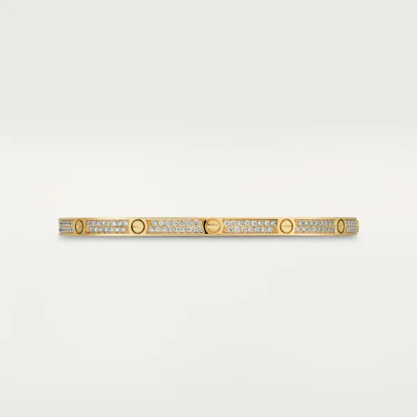 CARTIER LOVE BRACELET, SMALL MODEL, PAVED - Image 4