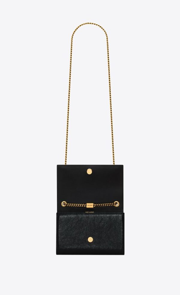 SAINT LAURENT KATE SMALL IN SHINY GRAINED LEATHER - Image 4