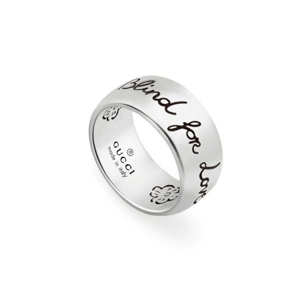 GUCCI Wide Blind For Love Ring