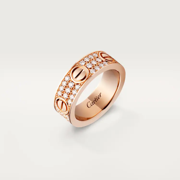 CARTIER LOVE RING, DIAMOND-PAVED - Image 2