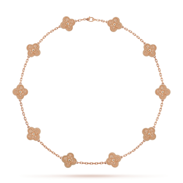 Van Cleef & Arpels Vintage Alhambra necklace, 10 motifs
