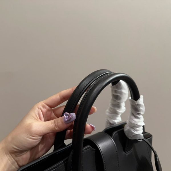 SAINT LAURENT Calfskin Small Monogram Downtown Cabas - Image 6