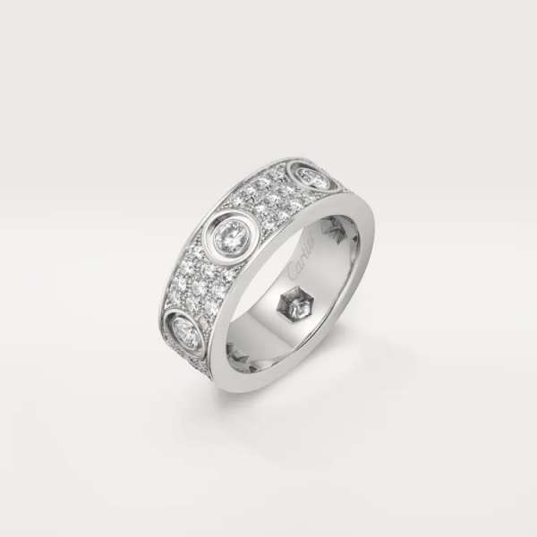 CARTIER LOVE RING, DIAMOND-PAVED - Image 3