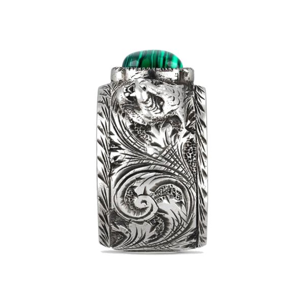 GUCCI Small Feline Head Sterling SiLVer Ring - Image 3