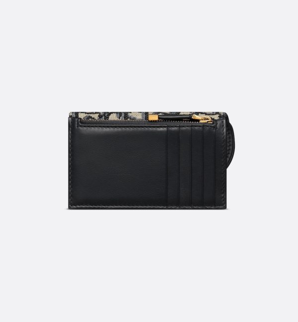 DIOR Saddle Cosmos Zipped Card Holder - Image 5