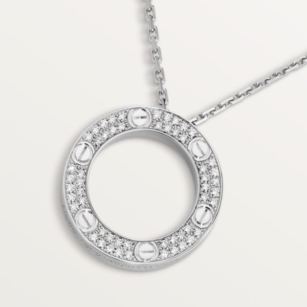 CARTIER LOVE NECKLACE, DIAMOND-PAVED - Image 2