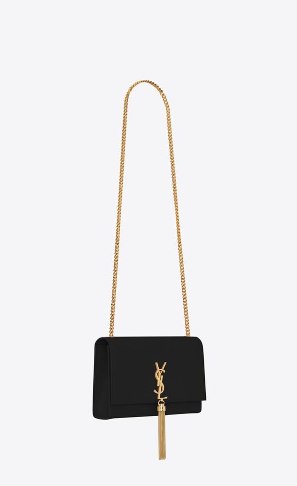 SAINT LAURENT KATE MEDIUM TASSEL IN GRAIN DE POUDRE EMBOSSED LEATHER - Image 3