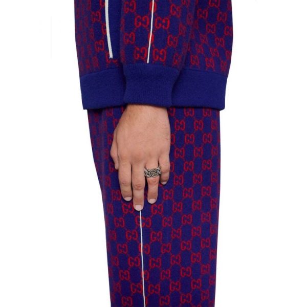 GUCCI SILVER RING WITH INTERLOCKING G - Image 4