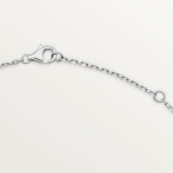 CARTIER LOVE NECKLACE, PAVED WITH DIAMONDS 18K WHITE GOLD - Image 3