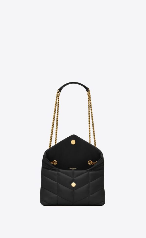 SAINT LAURENT TOY PUFFER IN NAPPA LEATHER - Image 5