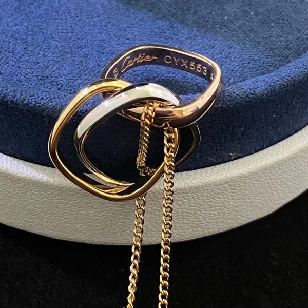 CARTIER TRINITY CUSHION NECKLACE - Image 4